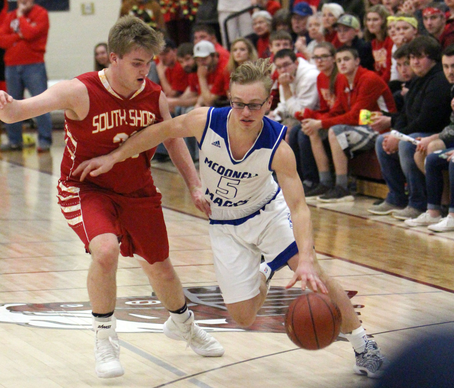 McDonell boys basketball vs South Shore at Spooner 3-10-18